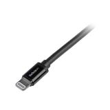 StarTech.com - Cable 2m Lightning 8 Pin a USB A 2.0 para Apple iPod iPhone 5 iPad - Negro