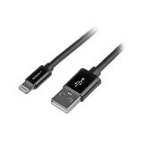 StarTech.com - Cable 2m Lightning 8 Pin a USB A 2.0 para Apple iPod iPhone 5 iPad - Negro