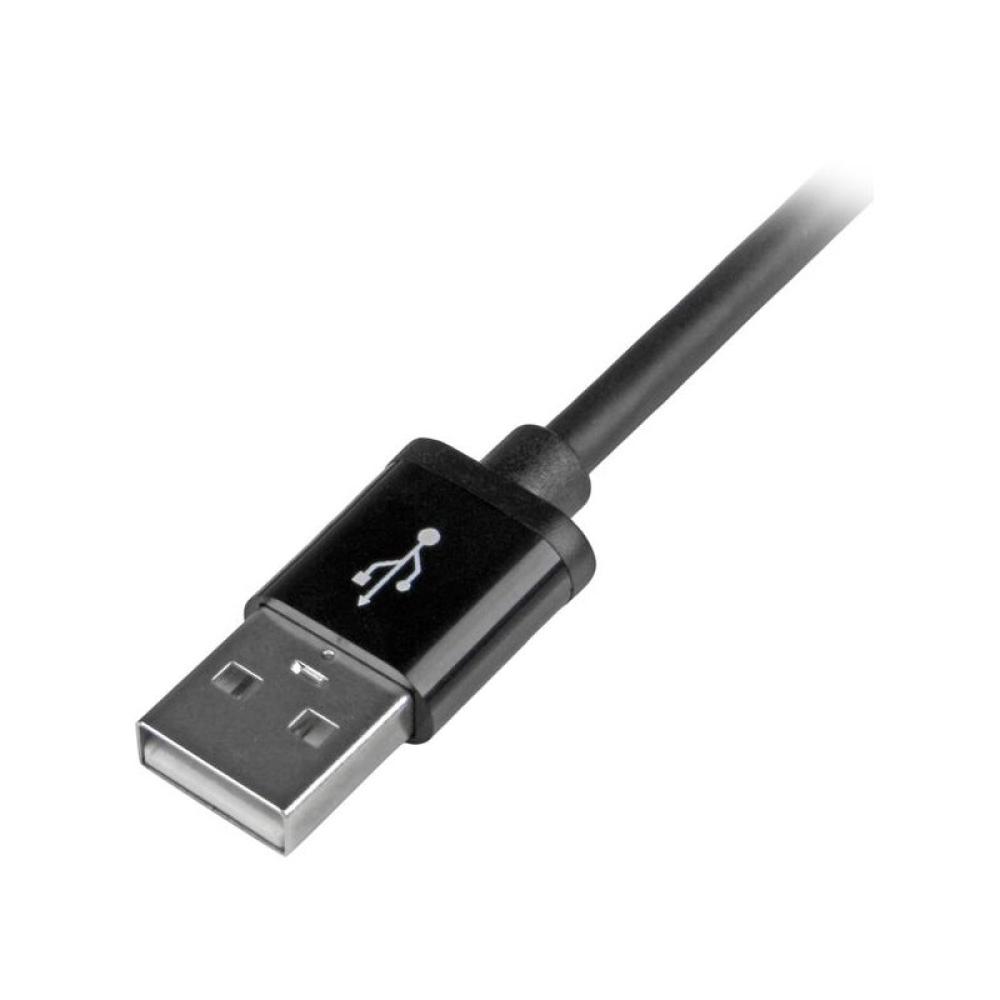 StarTech.com - Cable 2m Lightning 8 Pin a USB A 2.0 para Apple iPod iPhone 5 iPad - Negro