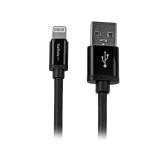 StarTech.com - Cable 2m Lightning 8 Pin a USB A 2.0 para Apple iPod iPhone 5 iPad - Negro