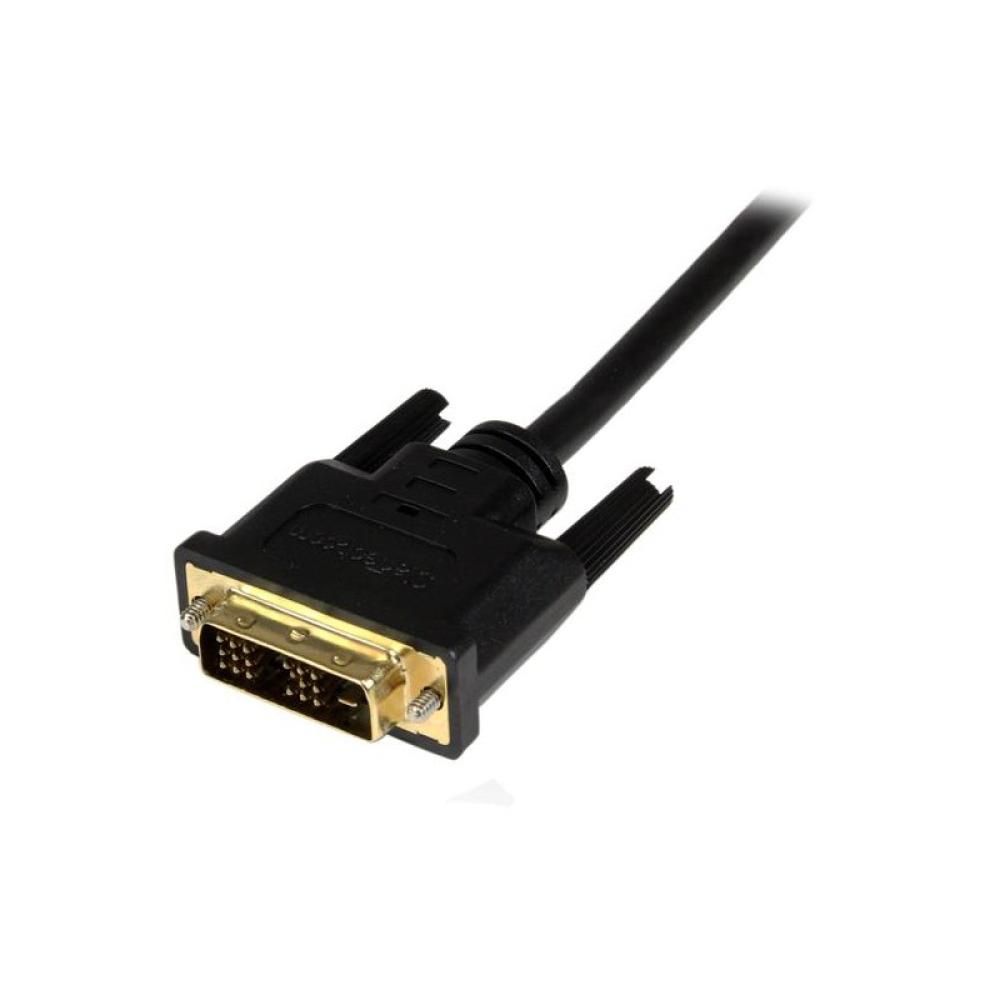 StarTech.com - Cable de 1m Mini HDMI a DVI - Cable DVI-D a HDMI (1920x1200p) - Mini HDMI Macho de 19 Pines a DVI-D Macho - Cable