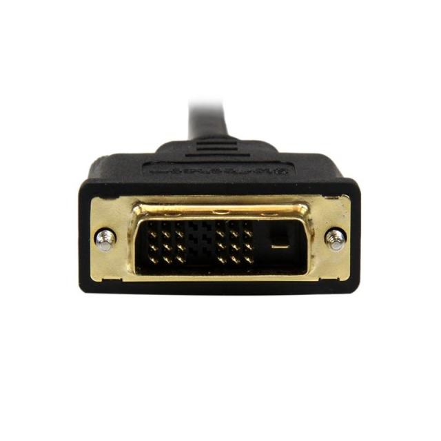 StarTech.com - Cable de 1m Mini HDMI a DVI - Cable DVI-D a HDMI (1920x1200p) - Mini HDMI Macho de 19 Pines a DVI-D Macho - Cable