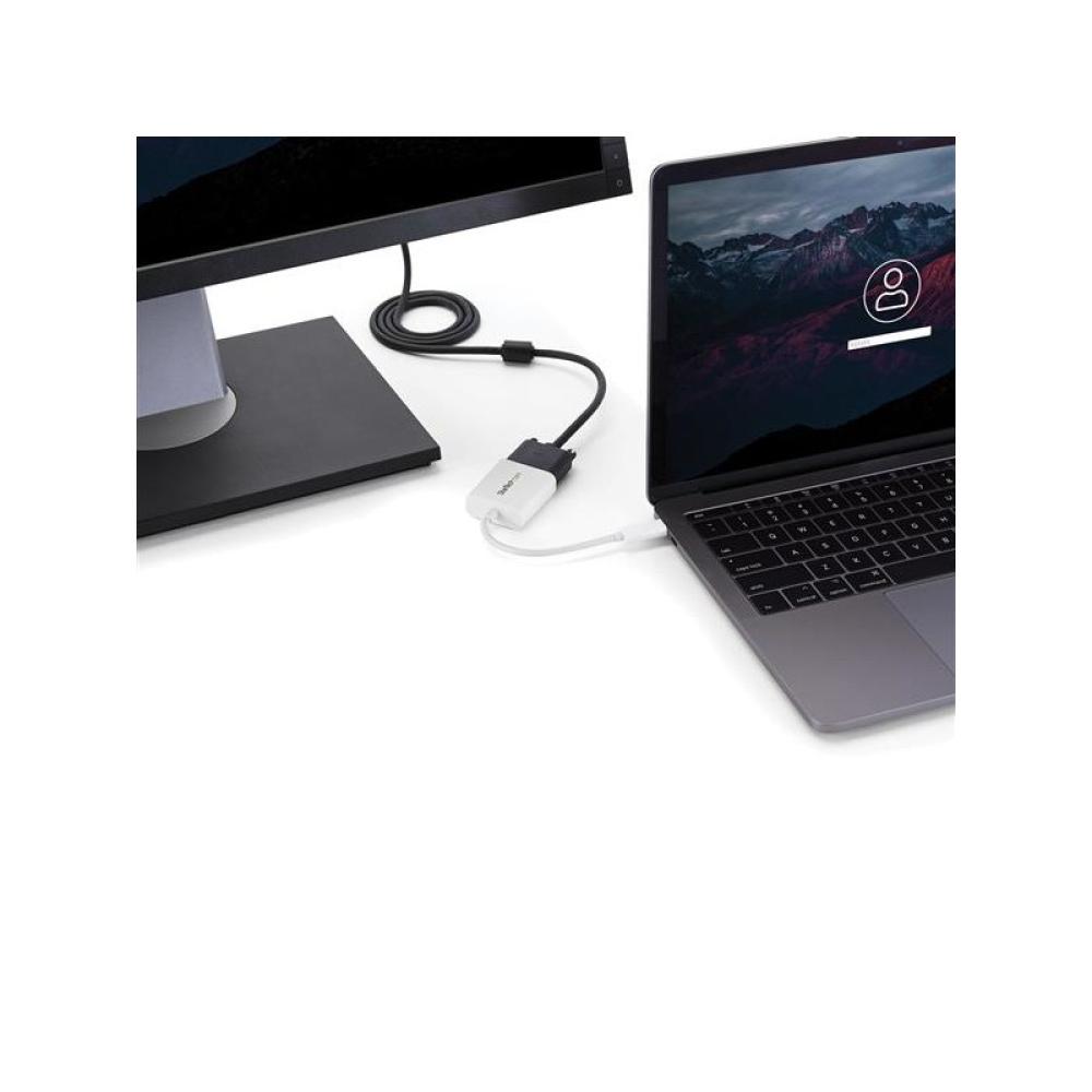 StarTech.com - Adaptador USB-C a VGA - Blanco