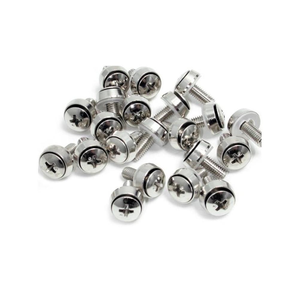 StarTech.com - Paquete de 100 Tornillos de Montaje M6x12mm