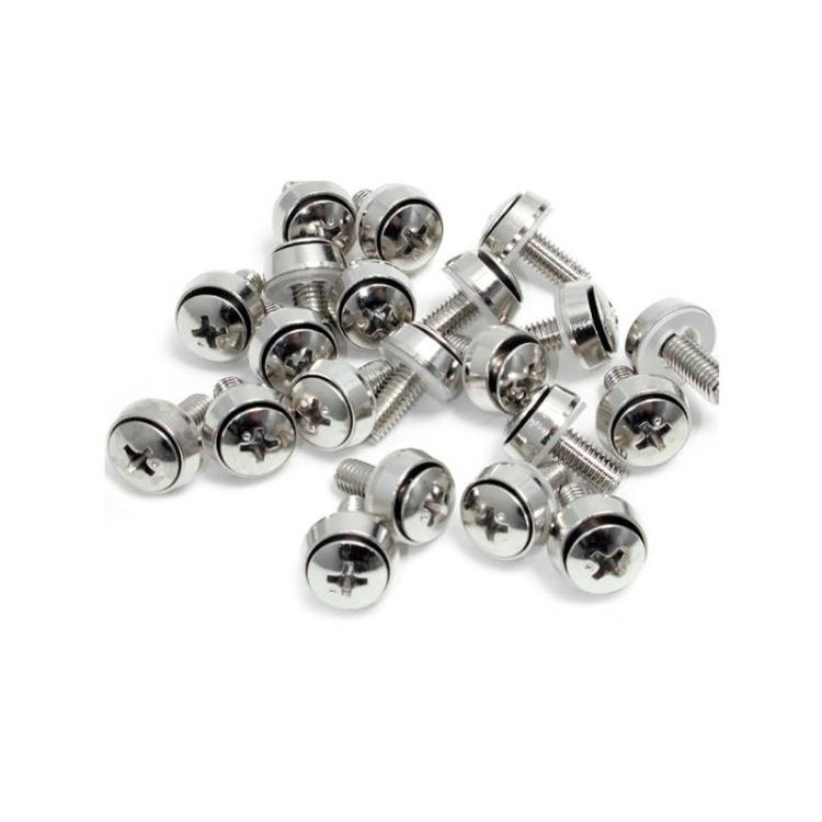 StarTech.com - Paquete de 100 Tornillos de Montaje M6x12mm