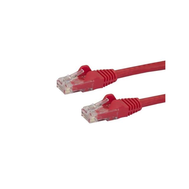 StarTech.com - N6PATC10MRD cable de red Rojo 10 m Cat6 U/UTP (UTP)
