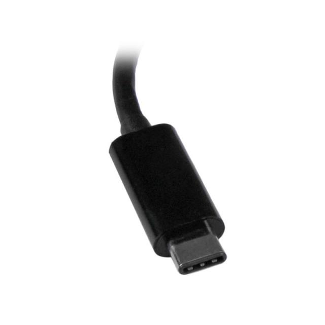 StarTech.com - Adaptador USB C a DVI - Negro - 1920x1200 - Convertidor de Vídeo USB Tipo C para su Pantalla/Monitor/Proyector DV