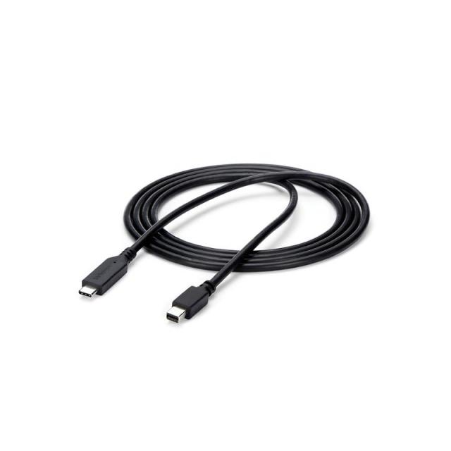 StarTech.com - Cable 1,8m USB-C a Mini DisplayPort - 4K 60Hz - Black - Adaptador USB 3.1 Tipo C a mDP