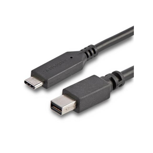 StarTech.com - Cable 1,8m USB-C a Mini DisplayPort - 4K 60Hz - Black - Adaptador USB 3.1 Tipo C a mDP