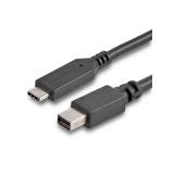 StarTech.com - Cable 1,8m USB-C a Mini DisplayPort - 4K 60Hz - Black - Adaptador USB 3.1 Tipo C a mDP