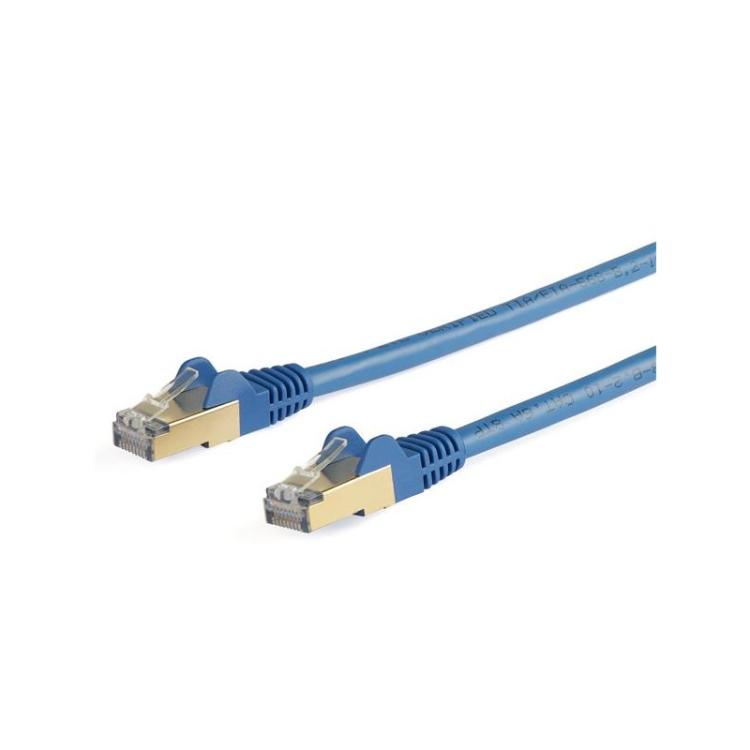 StarTech.com - Cable de 7m de Red Ethernet CAT6a Azul RJ45 STP