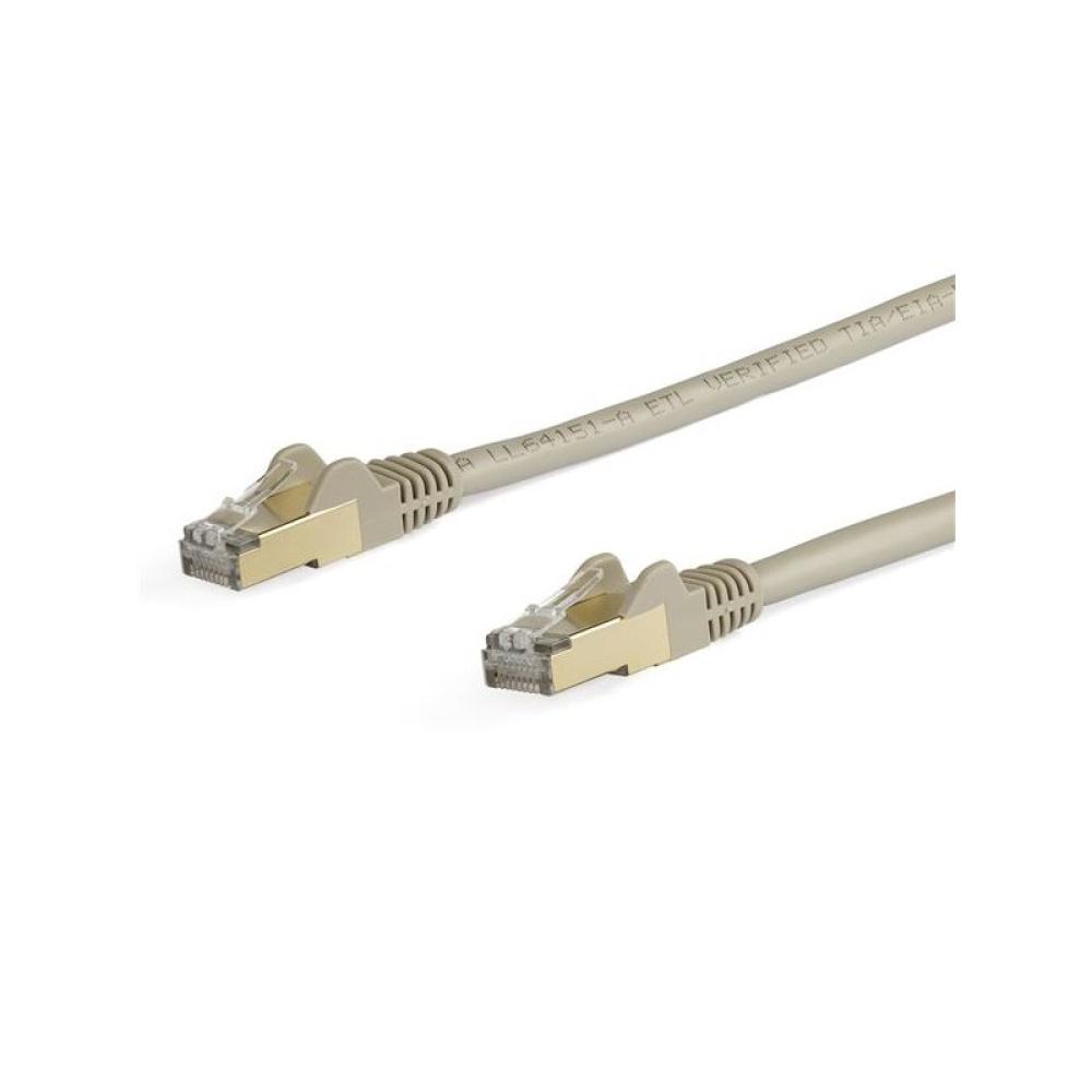 StarTech.com - Cable 7m Ethernet CAT6a - Cable de Red de 10 Gigabits Blindado Snagless RJ45 PoE de 100W - Latiguill - 6ASPAT7MGR