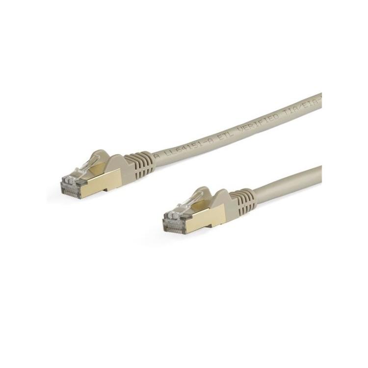 StarTech.com - Cable 7m Ethernet CAT6a - Cable de Red de 10 Gigabits Blindado Snagless RJ45 PoE de 100W - Latiguill - 6ASPAT7MGR