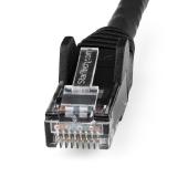 StarTech.com - Cable Ethernet CAT6 de 1m - LSZH - Cable de Red de 10 Gigabits de 650MHz y PoE de 100W UTP sin Eng - N6LPATCH1MBK