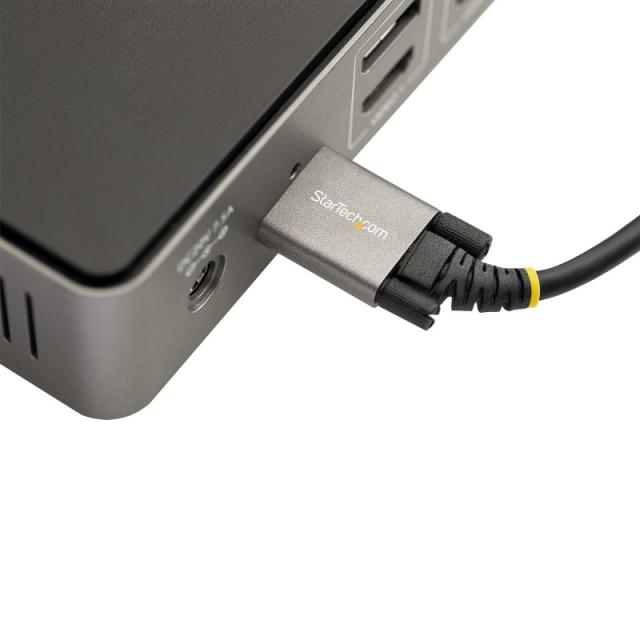 StarTech.com - Cable 50cm USB-C con Tornillos Laterales de Fijación - 10Gbps - Cable USB Tipo C USB 3.2 Gen 2 - con Carga por En