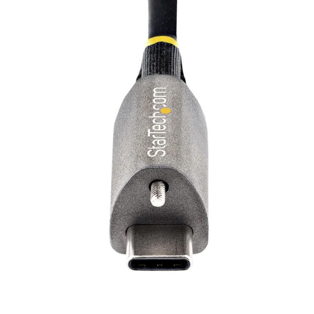 StarTech.com - Cable de 50cm USB-C con Tornillo Superior de Fijación -10Gbps - Cable Tipo C USB 3.2 Gen 2 - con Carga por Entreg
