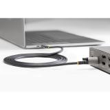 StarTech.com - Cable de 50cm USB-C con Tornillo Superior de Fijación -10Gbps - Cable Tipo C USB 3.2 Gen 2 - con Carga por Entreg