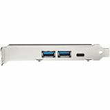 StarTech.com - Tarjeta PCIe de 5 Puertos USB -Tarjeta PCI Express USB 3.2 Gen 2 (10Gbps)con 1 Puerto USB-C y 2 Puertos USB-A - 1