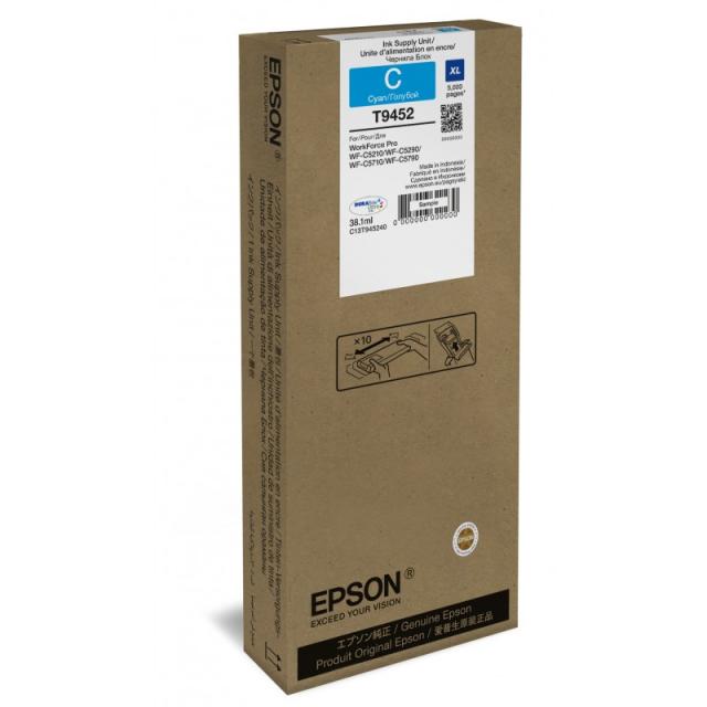 Epson - WF-C5xxx Series Ink Cartridge XL Cyan