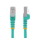 StarTech.com - Cable de 3m de Red Ethernet CAT6a - Aguamarina - Low Smoke Zero Halogen (LSZH) - 10GbE - 500MHz - PoE++ de 100W -