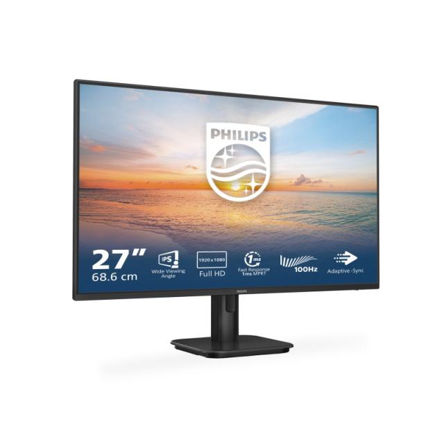 Philips - 1000 series 27E1N1100A/00 pantalla para PC 68,6 cm (27") 1920 x 1080 Pixeles Full HD LCD Negro