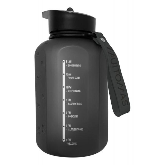 Muitomas - WBOTTLE1200BK botella y recipiente de viaje 1200 ml Plástico Botella de goteo