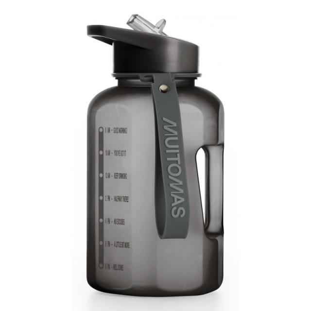 Muitomas - WBOTTLE1200BK botella y recipiente de viaje 1200 ml Plástico Botella de goteo