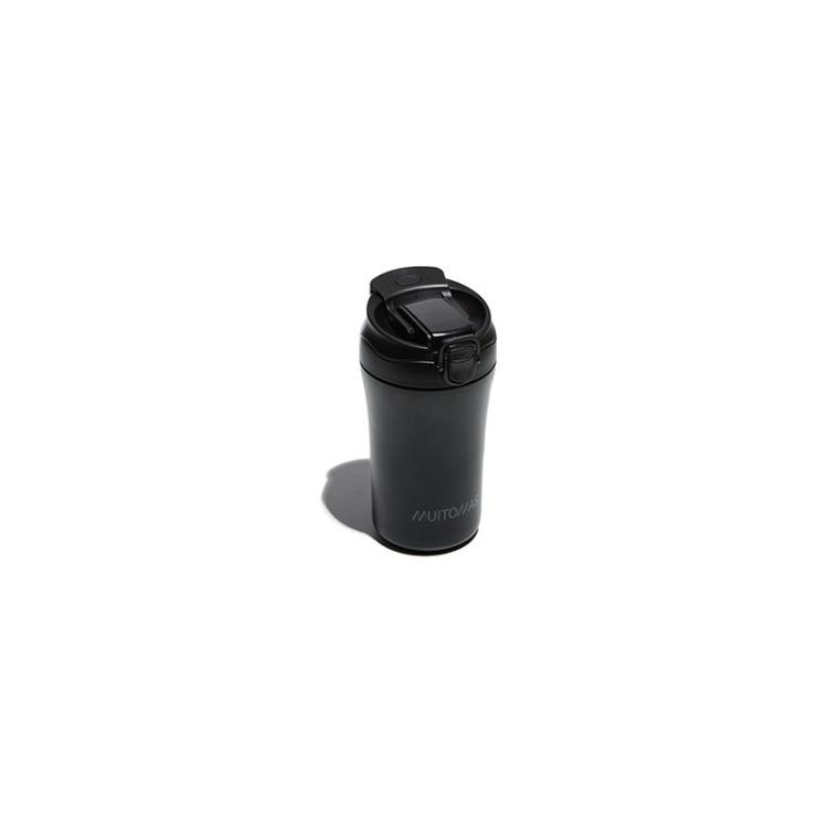 Muitomas - WBOTTLETH350BK taza de viaje 350 ml Negro Acero inoxidable