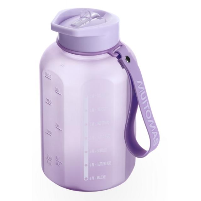 Muitomas - WBOTTLE1200VL botella y recipiente de viaje 1200 ml Plástico Botella de goteo