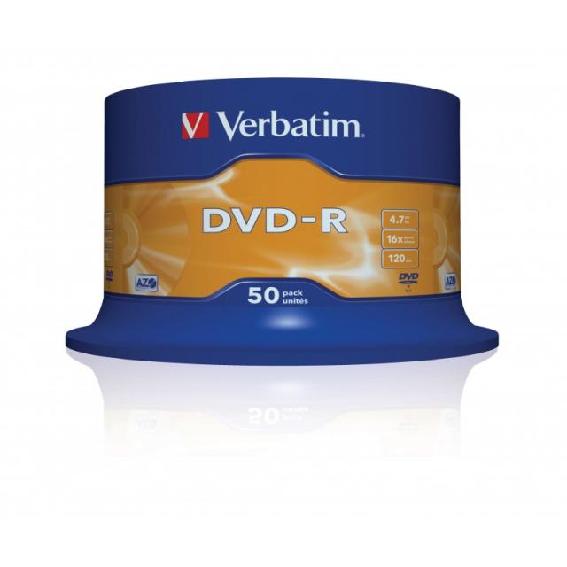 Verbatim - DVD-R Matt Silver 4,7 GB 50 pieza(s)