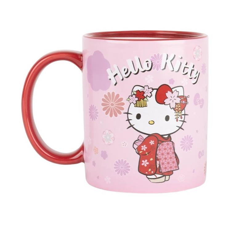Konix - KIMONO - Hello Kitty tazón Rosa, Rojo Universal 1 pieza(s)