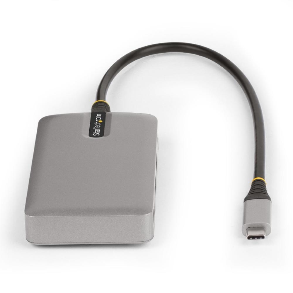 StarTech.com - Hub Ladrón USB-C de 4 Puertos con Modo Alt de DP para USB-C y Salida de Vídeo de 4K 60Hz - 3x USB-A - 1x USB Tipo