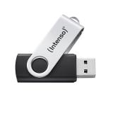 Intenso - Memoria USB Office Line, 256 GB, USB-A, 3.2 Gen 1x1, negro-plata
