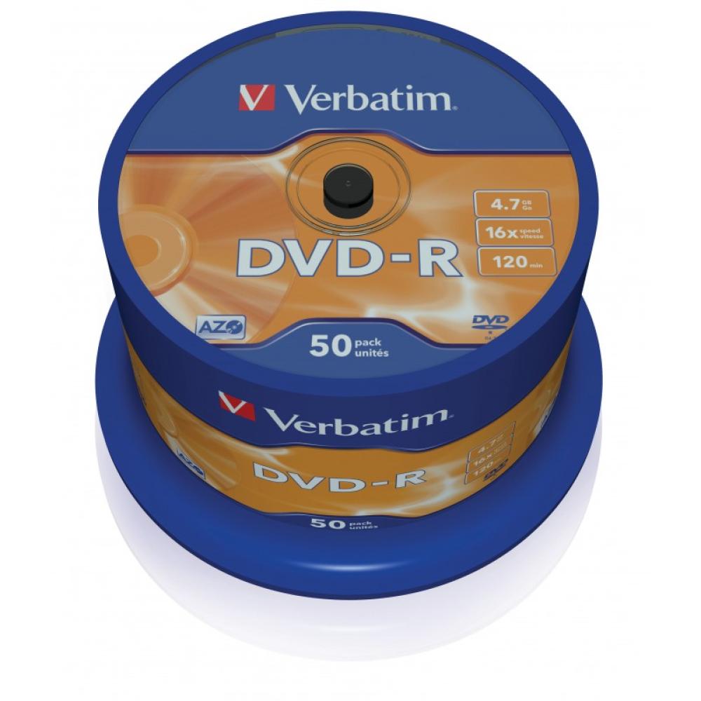 Verbatim - DVD-R Matt Silver 4,7 GB 50 pieza(s)