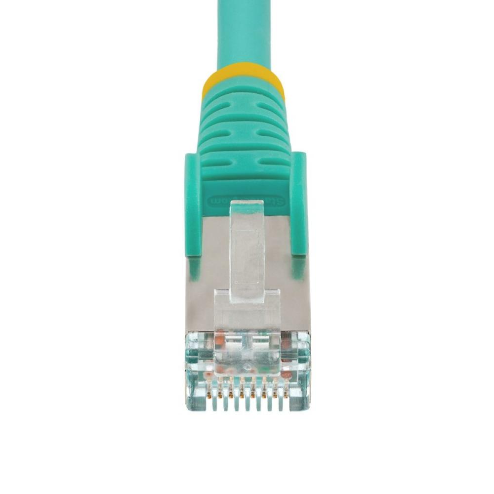 StarTech.com - Cable de 1,5m de Red Ethernet CAT6a - Aguamarina - Low Smoke Zero Halogen (LSZH) - 10GbE - 500MHz - PoE++ de 100W