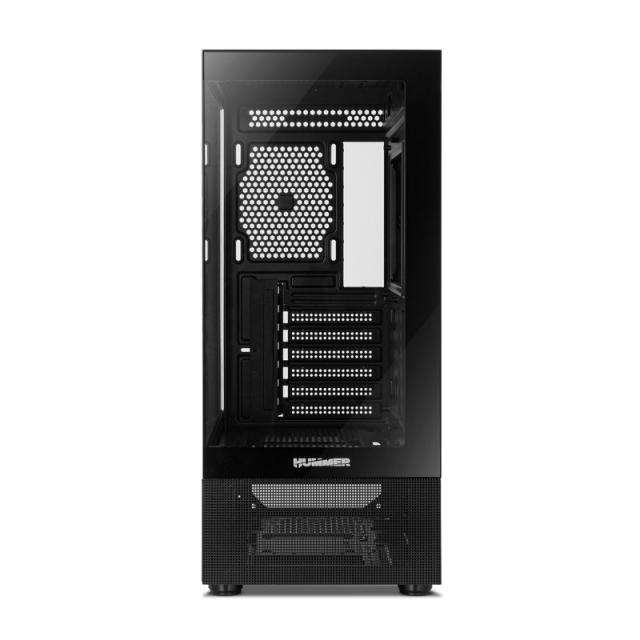 NOX - Hummer NXHUMMERVSNBK carcasa de ordenador Midi Tower Negro