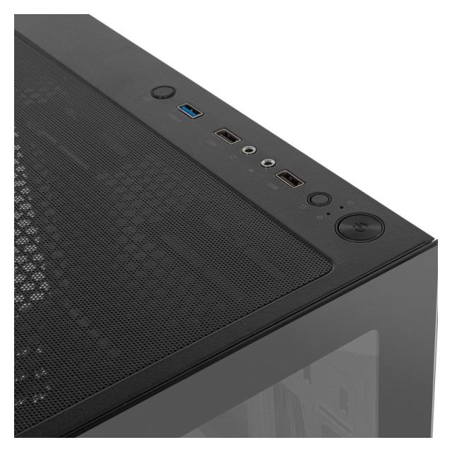 NOX - Hummer NXHUMMERVSNBK carcasa de ordenador Midi Tower Negro