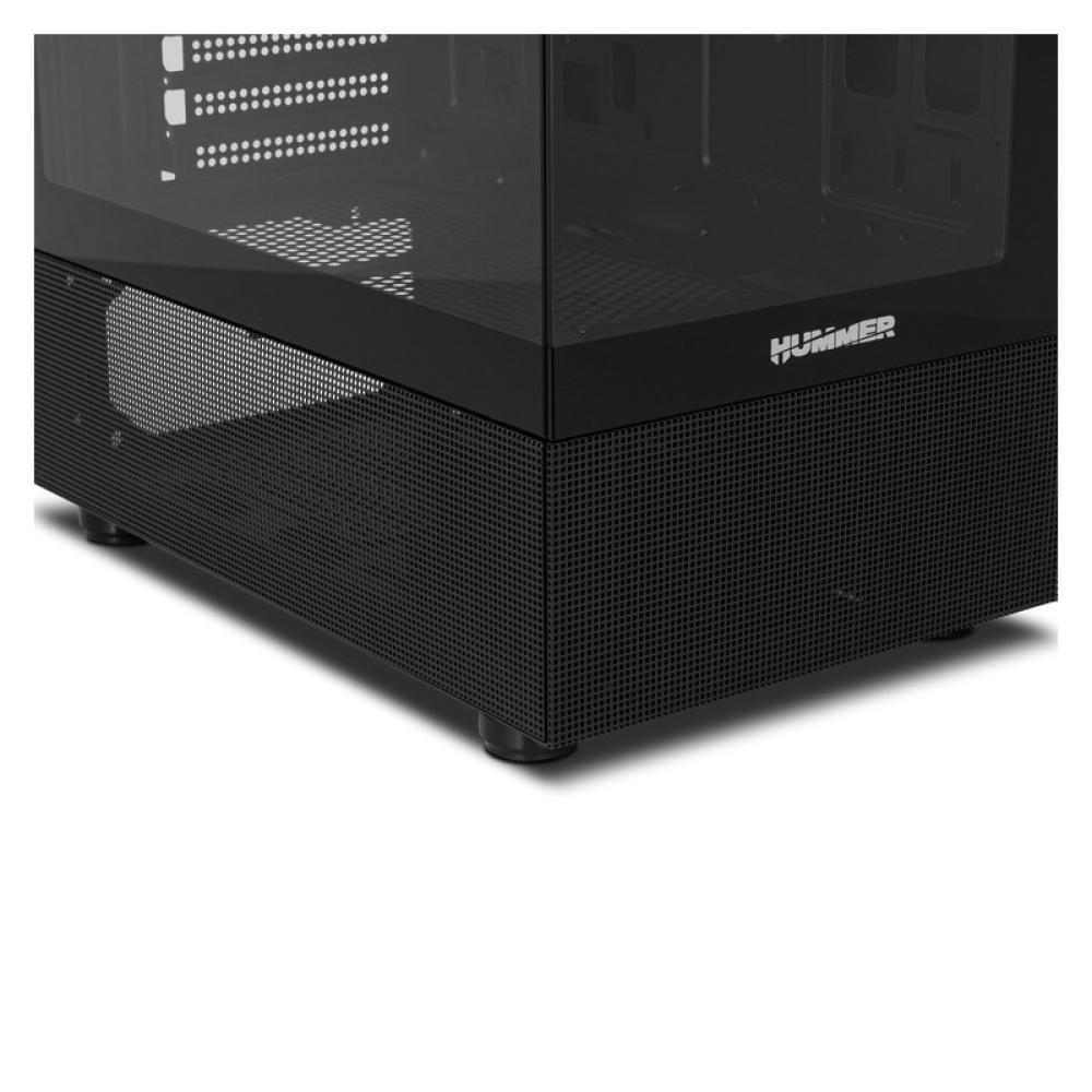 NOX - Hummer NXHUMMERVSNBK carcasa de ordenador Midi Tower Negro