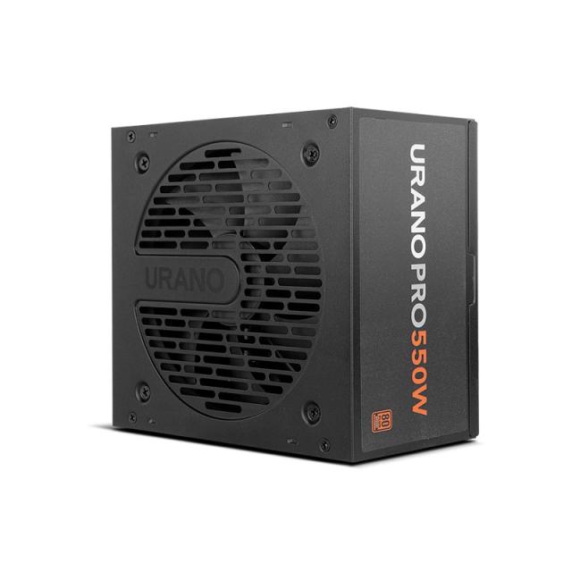 NOX - Urano Pro unidad de fuente de alimentación 550 W 20+4 pin ATX ATX Negro, Naranja