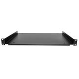 StarTech.com - Estante 1U para Rack de Servidores - Bandeja Universal Voladiza para Montaje en Armario Rack para Equipos de Red