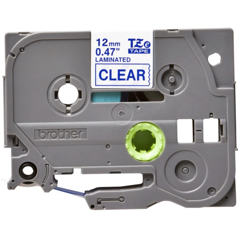 Brother - TZE-133 cinta para impresora de etiquetas Azul sobre transparente