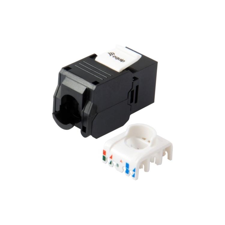 Equip - 769226 cambiador de género para cable RJ-45 LSA Negro