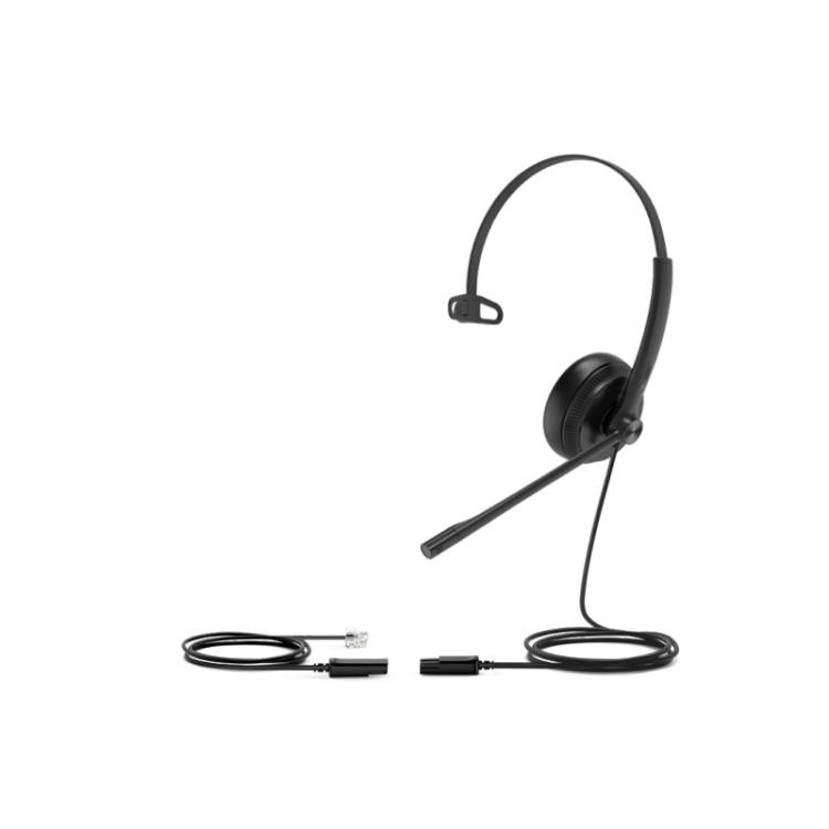 Yealink - YHS34 Lite Auriculares Alámbrico Diadema Llamadas/Música Negro