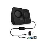 Conceptronic - BJORN02B altavoz De 2 vías Negro Inalámbrico y alámbrico 6 W
