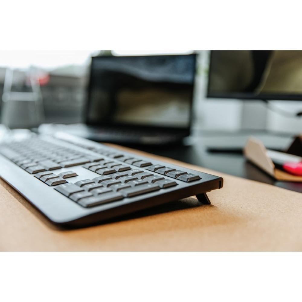 CHERRY - KW 3000 teclado Universal RF inalámbrico QWERTY Español Negro