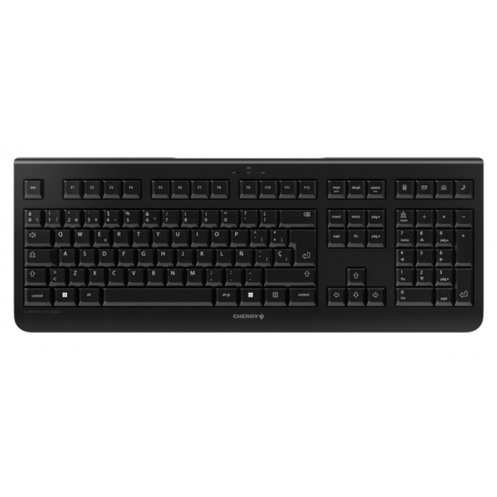 CHERRY - KW 3000 teclado Universal RF inalámbrico QWERTY Español Negro