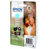 Epson - Squirrel Singlepack Light Cyan 378 Claria Photo HD Ink