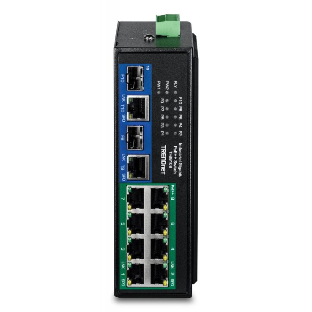 Trendnet - TI-BG108 switch Gigabit Ethernet (10/100/1000) Energía sobre Ethernet (PoE) Negro