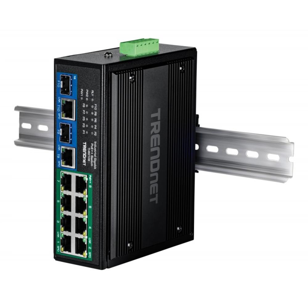 Trendnet - TI-BG108 switch Gigabit Ethernet (10/100/1000) Energía sobre Ethernet (PoE) Negro