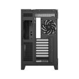 XYZ - TESSERACT A-RGB, TORRE GAMING, 4x VENTILADORES, 3D ULTRA-PANORAMICO,BTF, TYPO C, ATX, NEGRA